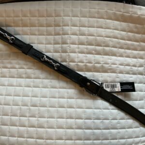 HKM Black Bit Detail Belt 75-85cm