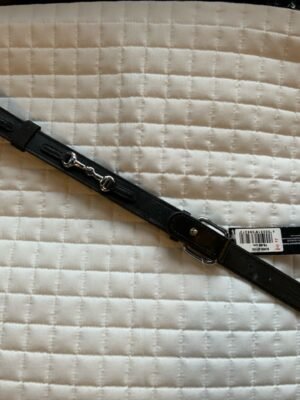 HKM Black Bit Detail Belt
