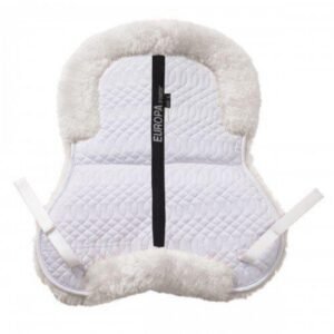 Europa Sheepskin Lift Half Pad – White