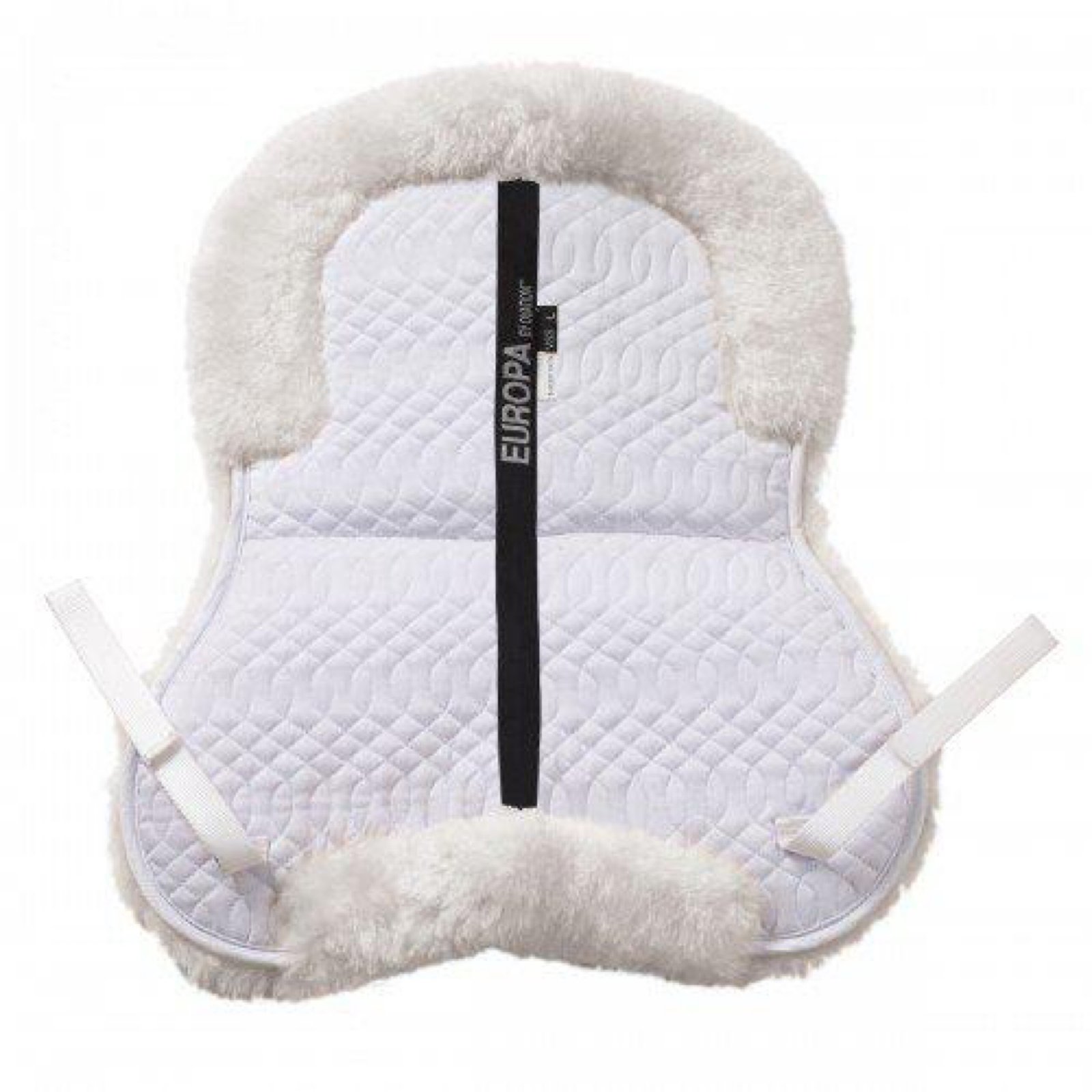 Europa Sheepskin Lift Half Pad – White
