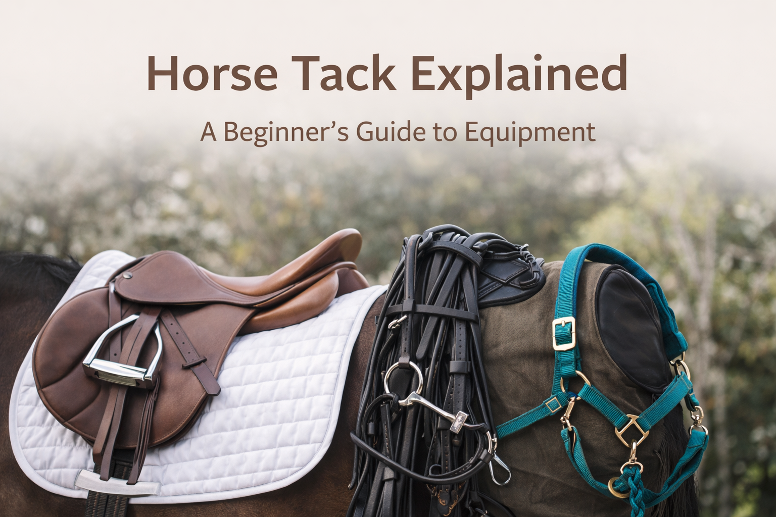 Guide Tack Horse Tack Explained: A Beginner’s Guide to Equipment - Hoof N Woof