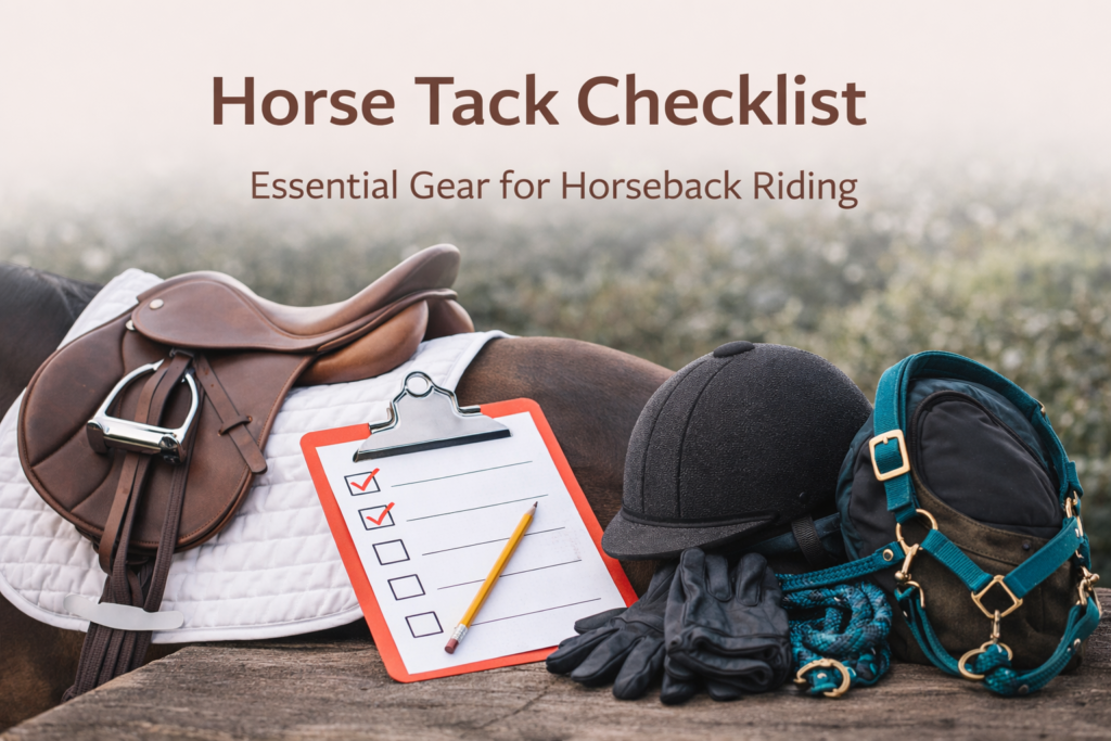 Horse Tack Checklist