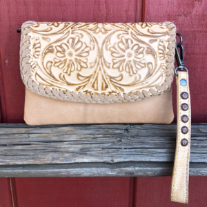 Montana West Small Leather Clutch