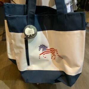 AWST Int'L Lila USA Horse Tote Bag