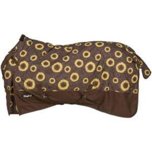 Tough 1 1200D Snuggit Turnout Horse Blanket Sunflower Print