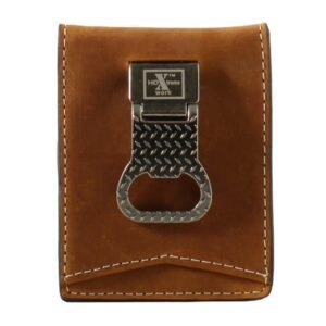 Nocona HDX® Men s Bifold Money Clip Brown Leather Wallet N6310944