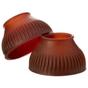 Centaur Double Thick Bottom Ribbed Bell Boots Transparent, Gum