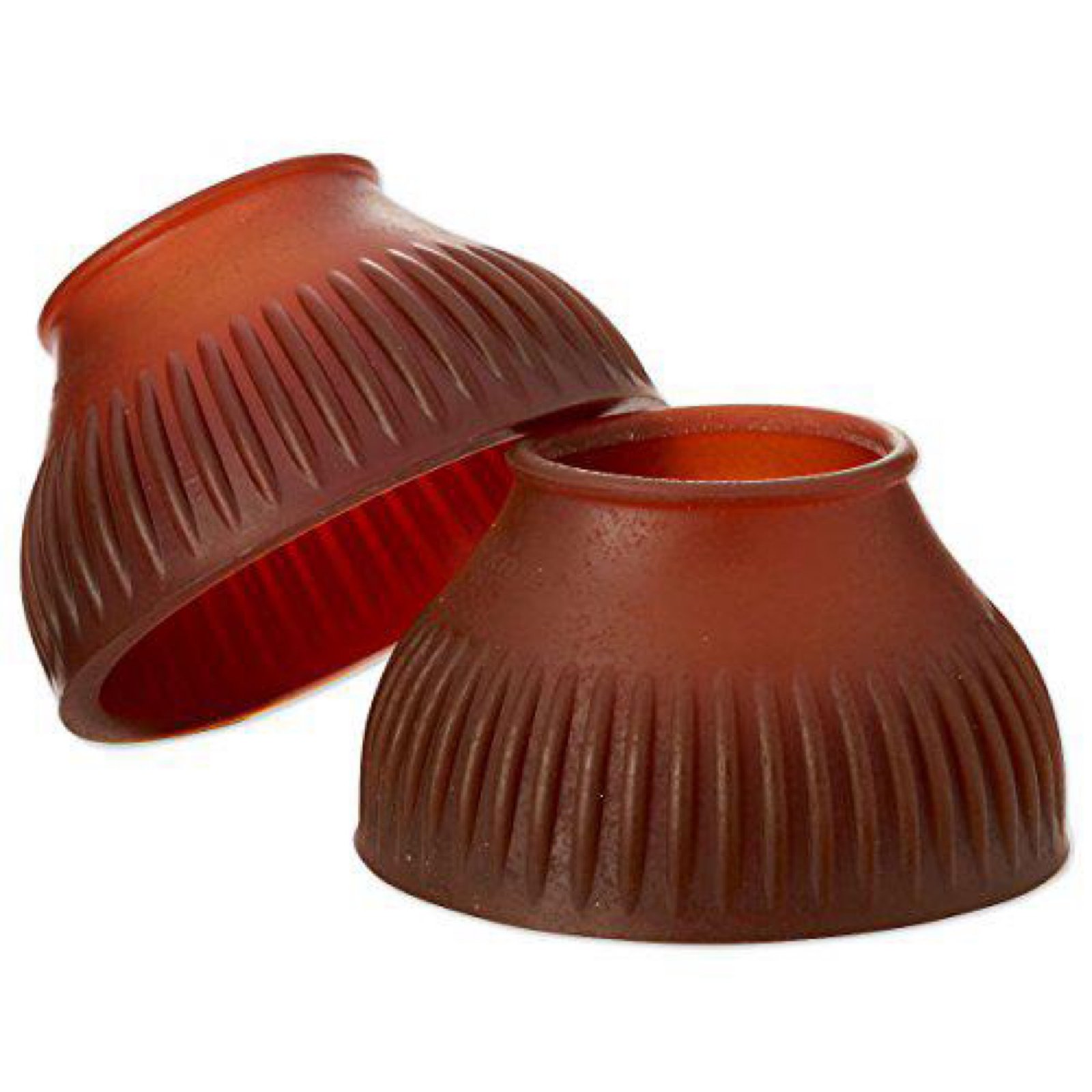 Centaur Double Thick Bottom Ribbed Bell Boots Transparent, Gum