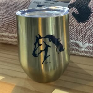 AWST Gold Lila Wine Tumbler