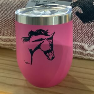 AWST Matte Lila Wine Tumbler