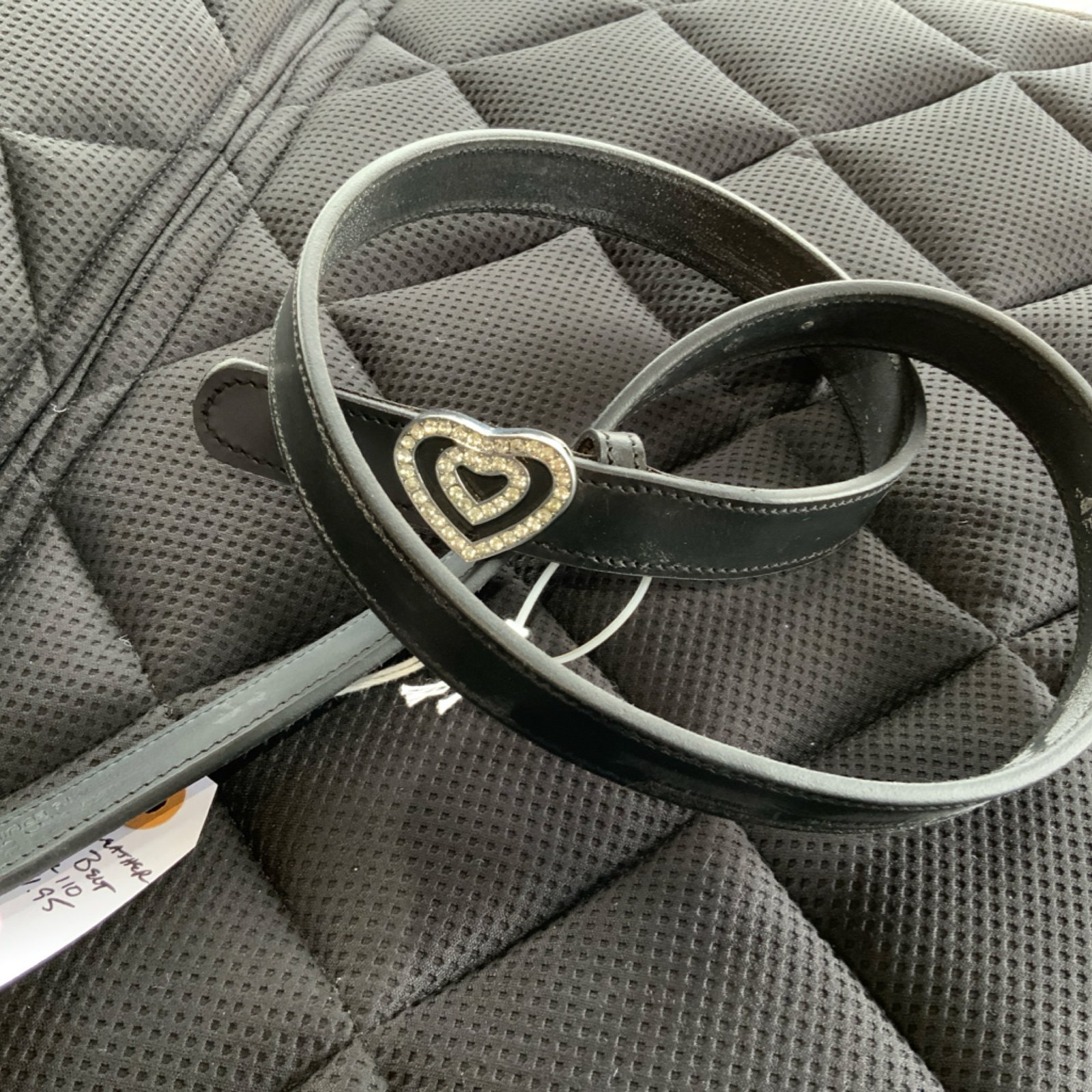 HKM Leather Heart Belt