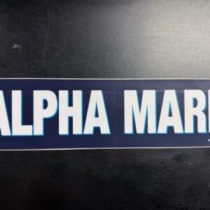ALPHA MARE Bumper Sticker