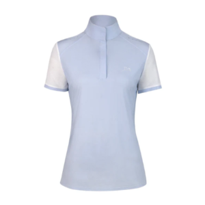 RJ CLASSICS LDS AERIAL SS SHOW SHIRT SZ M BLUE