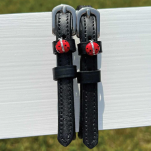 Dreamers & Schemers Ladybug Spur Straps