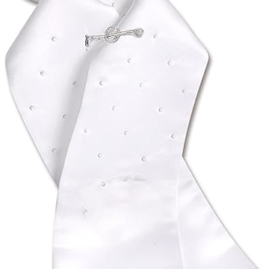 ELT Plastron Claire with Pearl Trim