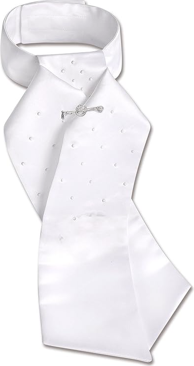 ELT Plastron Claire with Pearl Trim