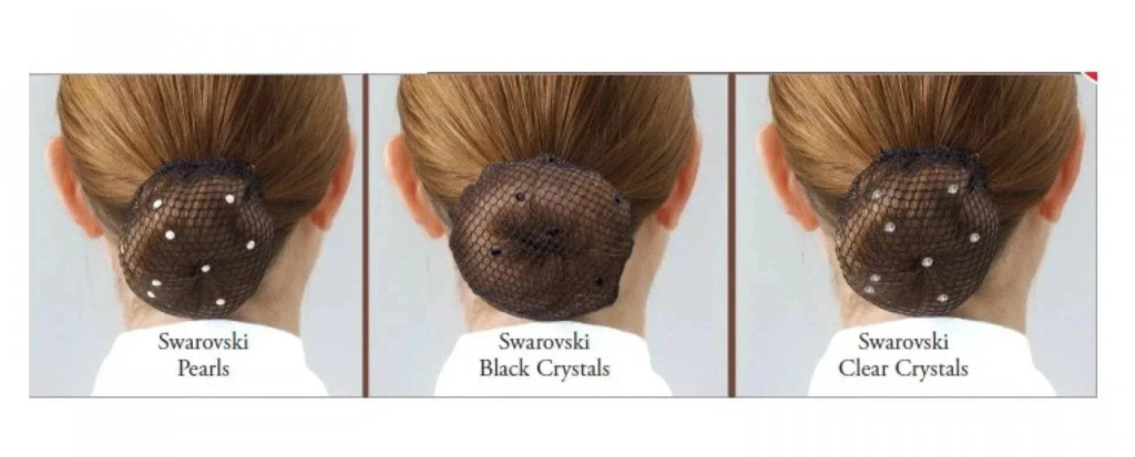 Showquest Bun Net with Crystals