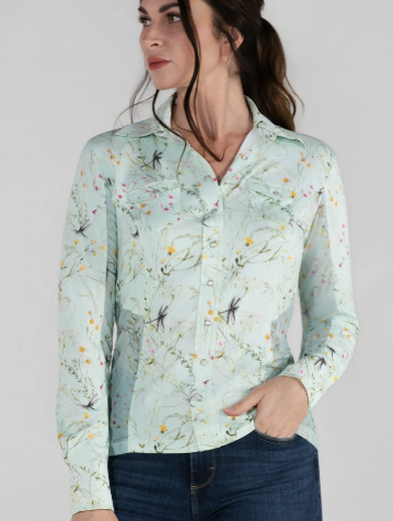 Dapplebay Dragonfly Meadow Button Down